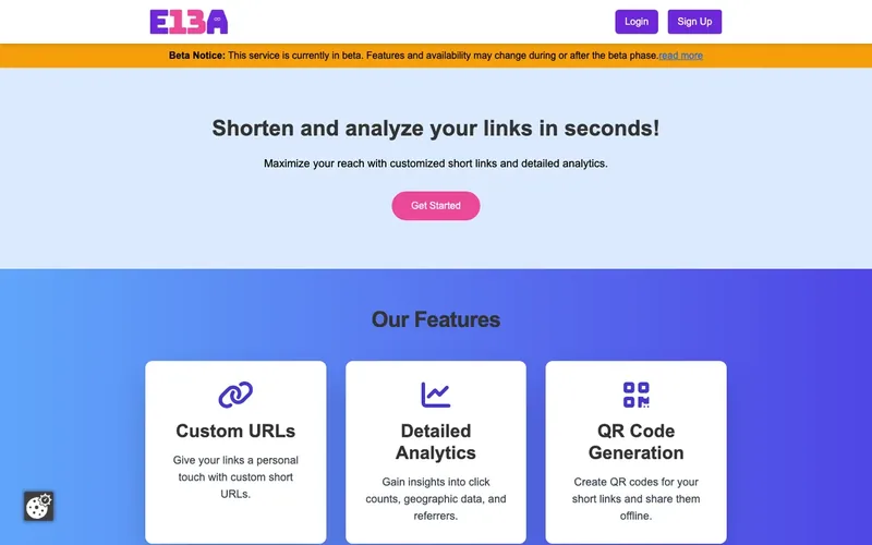 e13a — Link-Shortener mit Analytics